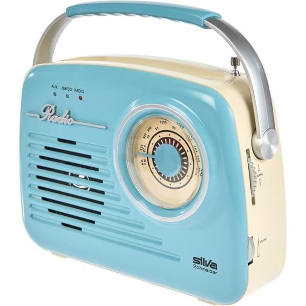 Radio de Valise - SILVASCHNEIDER - 243015 1965 - 20W - FM - AUX/USB/SD-anslutning