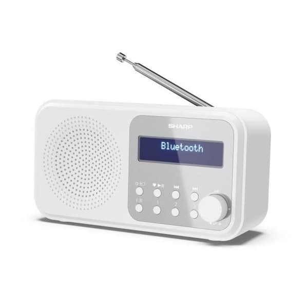 SHARP DR-P420 (WH) TOKYO BÄRBAR DIGITAL RADIO (DAB-DAB+-FM MED RD