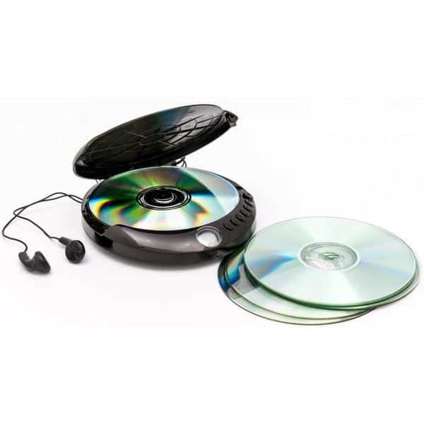 CD-spelare - GPO - CD-spelare - 20 programmerbara spår - Stötsäker - Svart