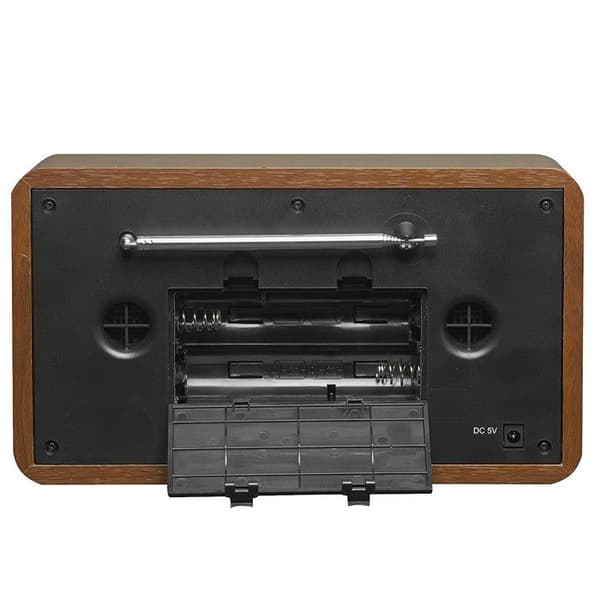 DENVER klockradio - Retro chic design - DAB+ och FM-radio med RDS-funktion