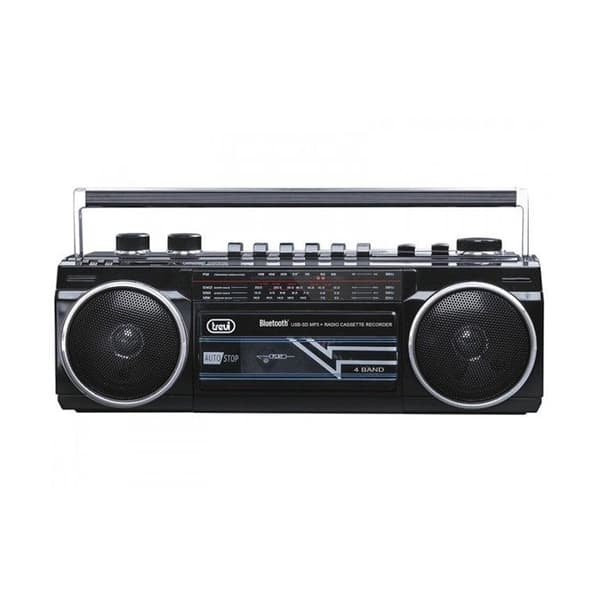 RADIO K7 BT SVART USB SD RR 501 BT TREVI