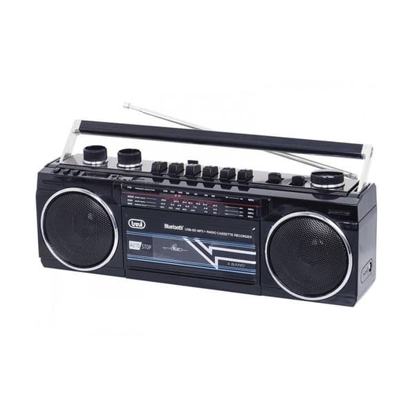 RADIO K7 BT SVART USB SD RR 501 BT TREVI