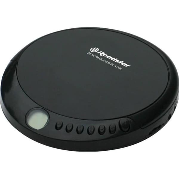 Bärbar CD-spelare - Roadstar - PCD-4 356cd - Svart - Jack 3,5 mm - 175 g