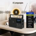 Miniatyrbild 3 av 6: Retekess TR640 Radio Internet, Digital Dab Radio Bärbar, Digital FM Radio, Trådlös Anslutning, Extern Antenn, Lämplig för Entusiaster