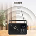 Miniatyrbild 2 av 6: Retekess TR640 Radio Internet, Digital Dab Radio Bärbar, Digital FM Radio, Trådlös Anslutning, Extern Antenn, Lämplig för Entusiaster