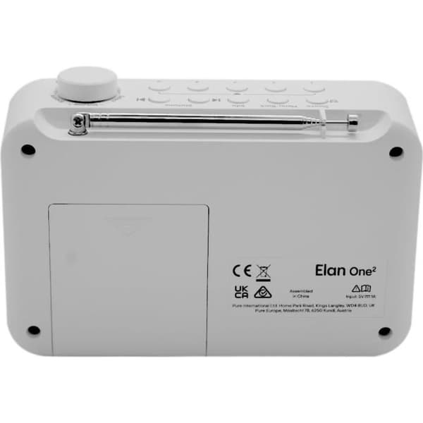 Bärbar radio - PURE - Elan One² - DAB+/FM, Vit