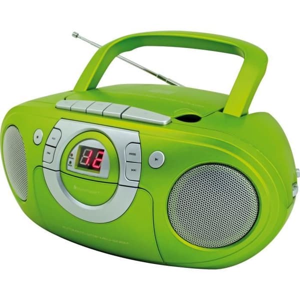 Radiokassettspelare / CD SOUNDMASTER SCD5100GR - Grön