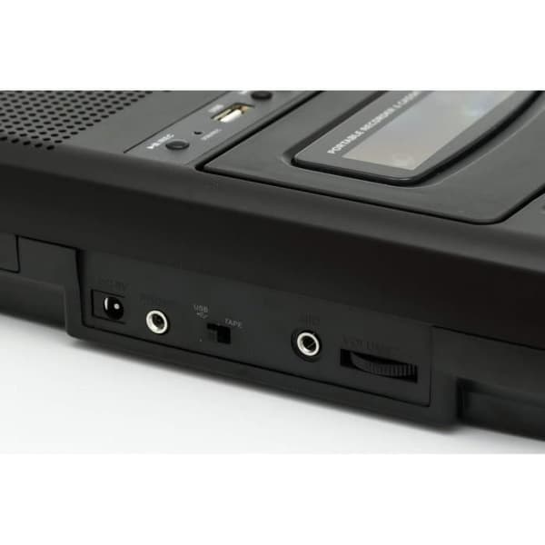 GPO CRS132 USB Kassettbandspelare med Inbyggd Extern Mikrofon