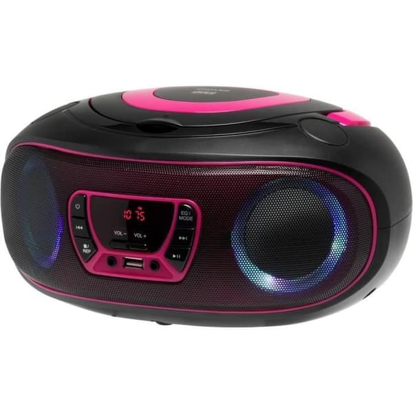 Bluetooth-högtalare - Denver - TCL-212BT - Rosa - Stereo - AUX, USB, CD