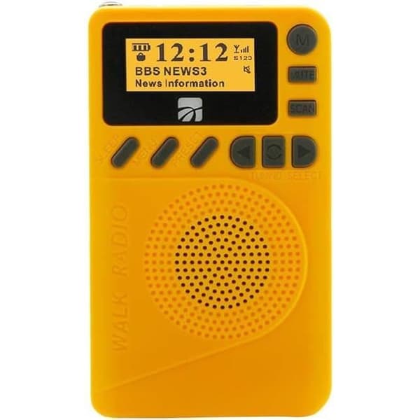 Mini digital radio DAB - Xtreme Videogames - Portable - Bluetooth - LCD-skärm - Gul