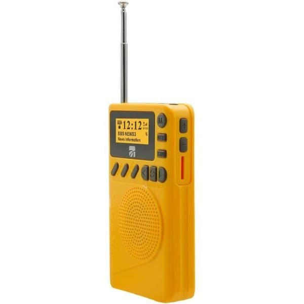 Mini digital radio DAB - Xtreme Videogames - Portable - Bluetooth - LCD-skärm - Gul