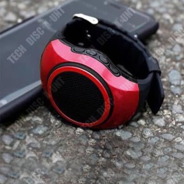 TD® B20 Smart Phone Wearable Audio Handsfree Calling Card-högtalare Selfie Watch Fjärrkontroll Bluetooth-högtalare