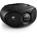 Miniatyrbild 2 av 2: PHILIPS AZ215B - Boombox CD-spelare - FM-radio - Basförstärkning - Svart