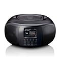 Miniatyrbild 1 av 4: Bärbar internetradio med DAB+/FM, Bluetooth®, CD-spelare och stor LCD-färgskärm - Lenco - SCD-6000BK
