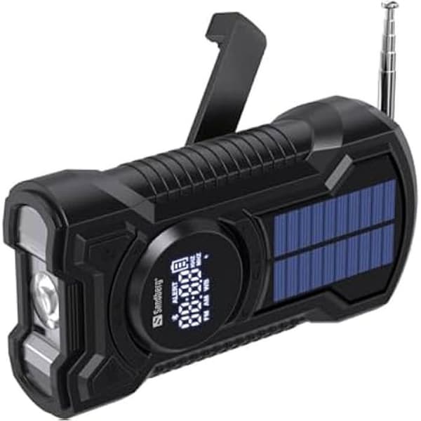 Bärbar radio - SANDBERG - Survivor Radio All-in 1 - 5000 mAh - Bluetooth - Radiofunktion