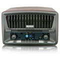 Miniatyrbild 1 av 6: Radio CD Bärbar Vintage DAB+/FM CD-MP3 Bluetooth Läsare, USB Fjärrkontroll Roadstar HRA-270CD-MP3CD+BT Trä 33215