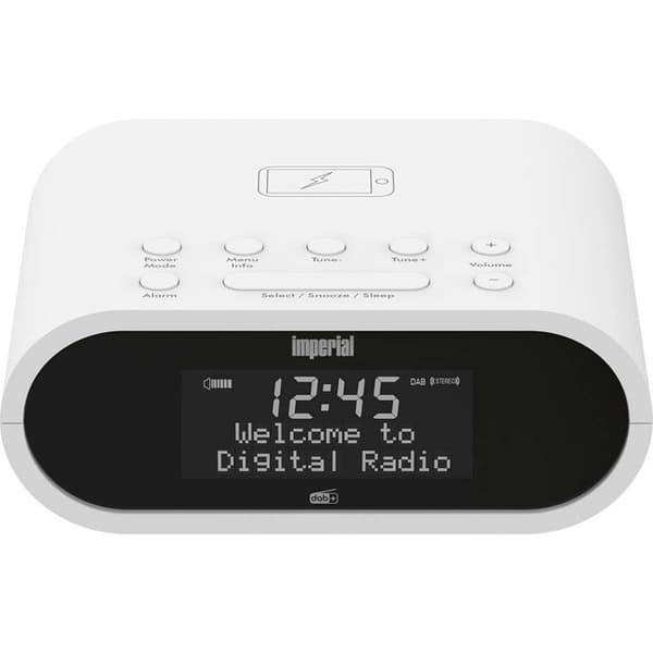 Imperial 22-276-00 DABMAN d20 DAB+ och FM Radio Väckarklocka Vit