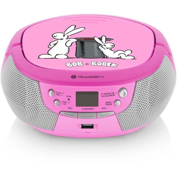 GoGEN Bob och Bobek CD rosa