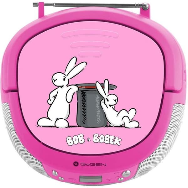 GoGEN Bob och Bobek CD rosa