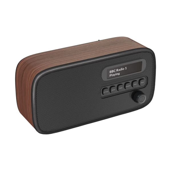Radio DAB - VQ - Dexter - Stereohögtalare 3W - LCD-skärm - Valnöt