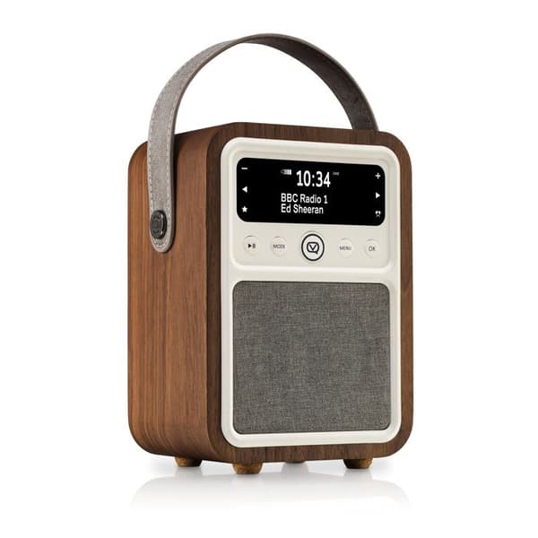 Portabel DAB-radio - VIEW QUEST - Monty - 10 Watt - Bluetooth - Valnöt