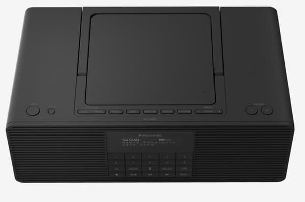 Panasonic Radio allt-i-ett RX-D70BTEG-K FM/DAB/DAB+ Bluetooth CD-spelare USB Svart Nätström/Batterier Fransk Version