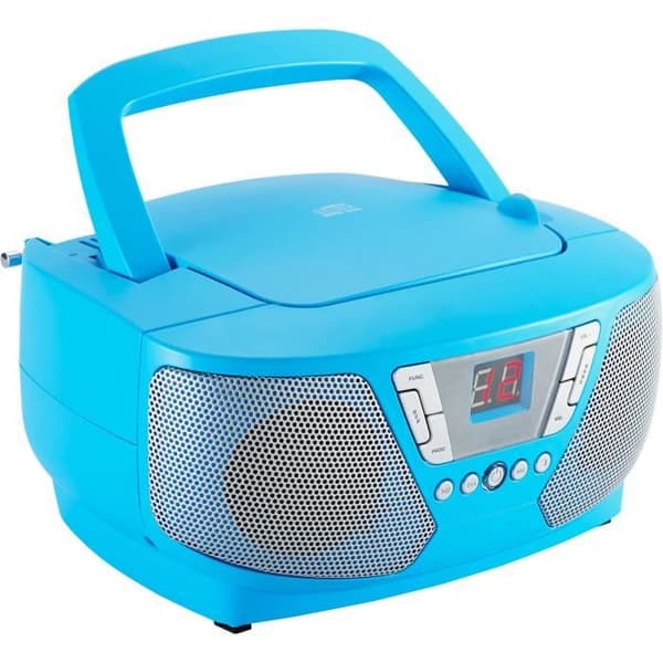 Bärbar CD-radiospelare - BIGBEN INTERACTIVE - CD60BLSTICK - Blå + Stickers