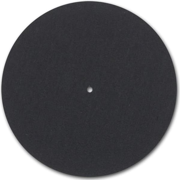 Filtmåtte til Pro-Ject Standard pladespiller - sort (diameter 295 mm)