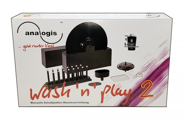 Analogis Wash'n'Play 2 - Manuaalinen vinyylilevyjen puhdistusaine