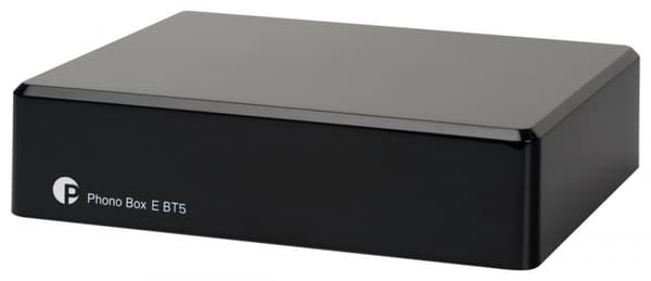 Pro-Ject Phono Box E BT 5 svart - phono-förförstärkare med Bluetooth-sändare, svart