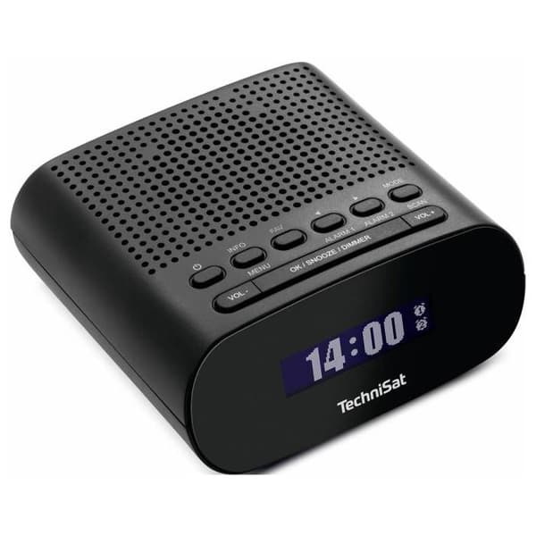 TechniSat TECHNIRADIO 50 Bordsradio DAB+, FM DAB+, FM väckarklocka funktion svart