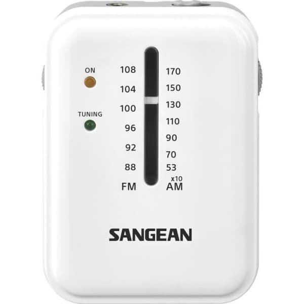Bärbar radio - Sangean - Pocket 320 - AM/FM - Hörlurar inkluderade - Kompakt och kraftfull