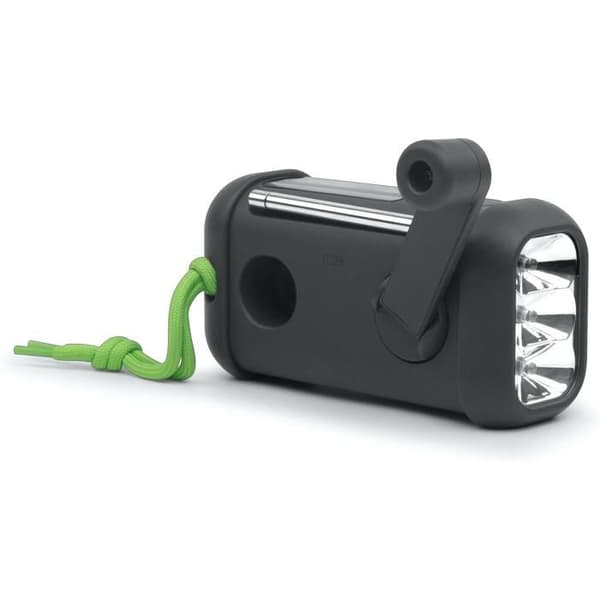 Bärbar Radio - MUSE - MH-08 MB - Dynamo/Solenergi - Bluetooth/NFC - Ljus/Siren/Klocka Svart