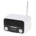 Miniatyrbild 3 av 6: Radio Bluetooth, FM-tuner, MP3-föreläsning, USB-port och SD-kort, Trådlös, Bärbar Adler AD1185 Vit 39181