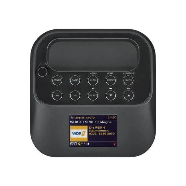 Bärbar radio - SANGEAN - REVERY R4 - FM/DAB/iRadio - Bluetooth - Multiroom - Svart