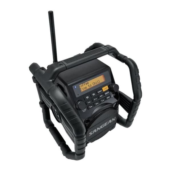 SANGEAN U-5 DBT bärbar radio - DAB+ FM - Bluetooth - Vattentålig - Stöttålig - 2 larm