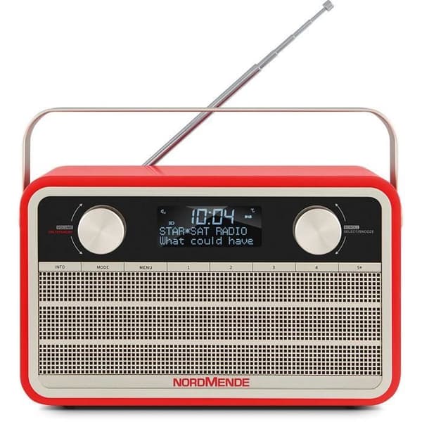 TechniSat Transita 120 (Digital Dab + Portabel med inbyggt batteri) Röd - 78-3001-00