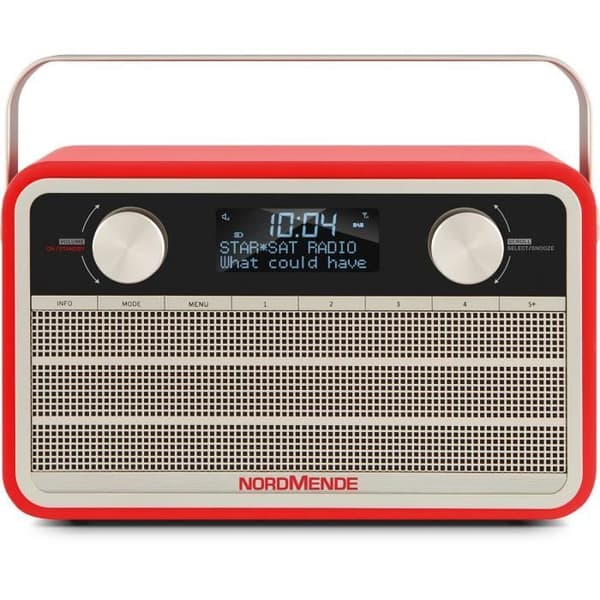 TechniSat Transita 120 (Digital Dab + Portabel med inbyggt batteri) Röd - 78-3001-00