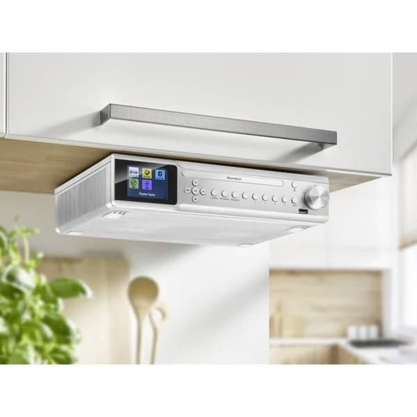 Karcher RA 2060D-S Hängradio DAB+, FM DAB+, FM, Bluetooth, CD silver