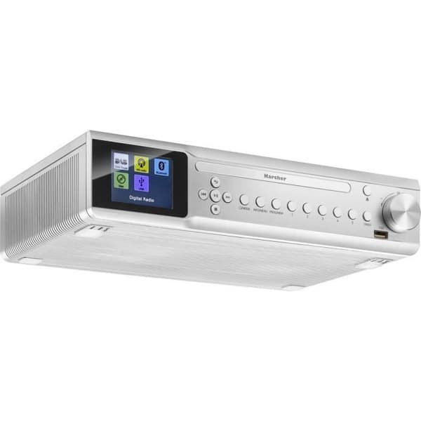 Karcher RA 2060D-S Hängradio DAB+, FM DAB+, FM, Bluetooth, CD silver