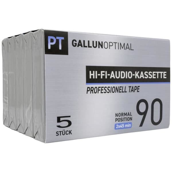 Ljudkassett - GALLUNOPTIMAL - 90 min - Vit