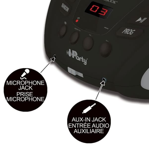 iParty Bluetooth Light CD-spelare med USB