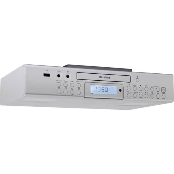 Inbyggd radio - Karcher - RA 2050 - Silver - FM - Uppladdningsbart batteri