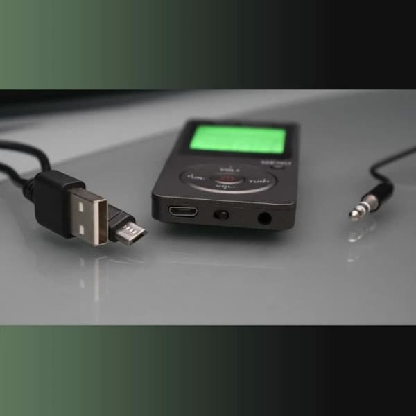 Bärbar digitalradio ELBE RF95 Mörkgrå AM/FM Sports
