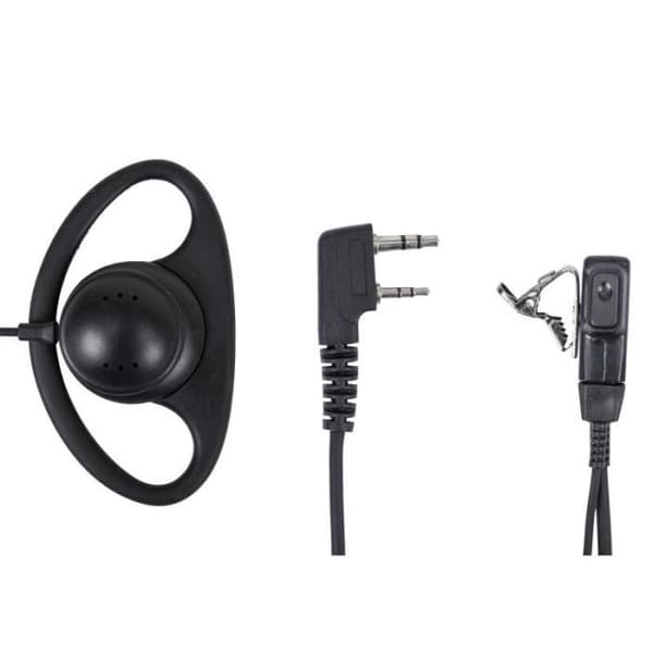 PNI Headset med mikrofon HS88 med 2-stifts -K-kontakt - PNI-HS88