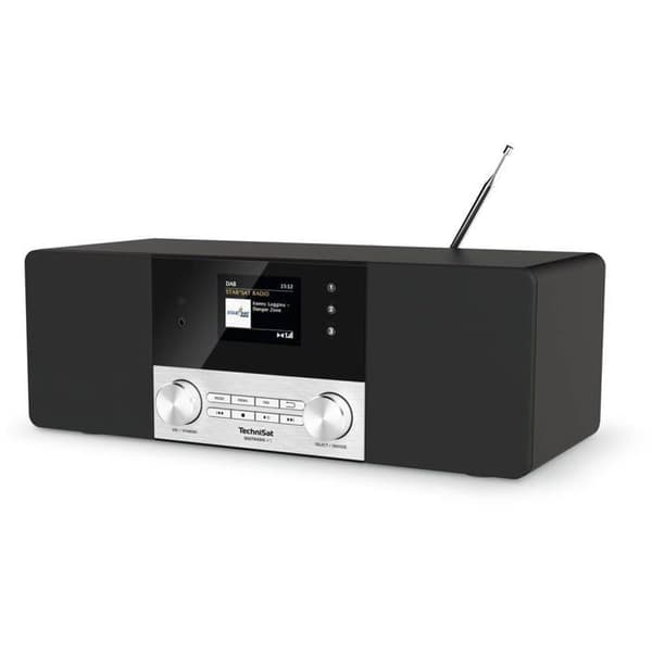 TECHNISAT DAB radio - 0000/3937 - Svart - Bluetooth 4.1 - Integrerade högtalare