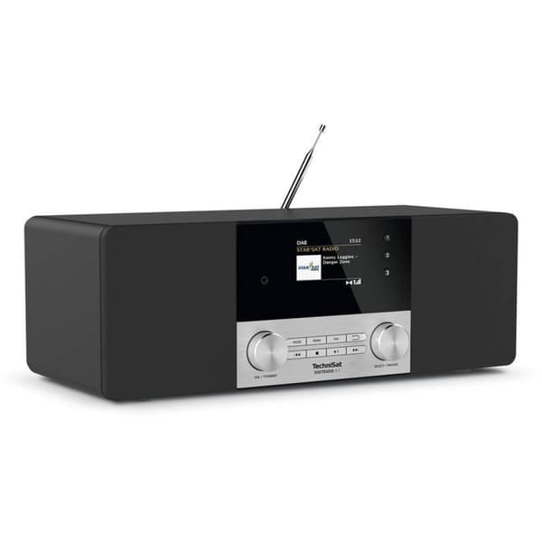 TECHNISAT DAB radio - 0000/3937 - Svart - Bluetooth 4.1 - Integrerade högtalare