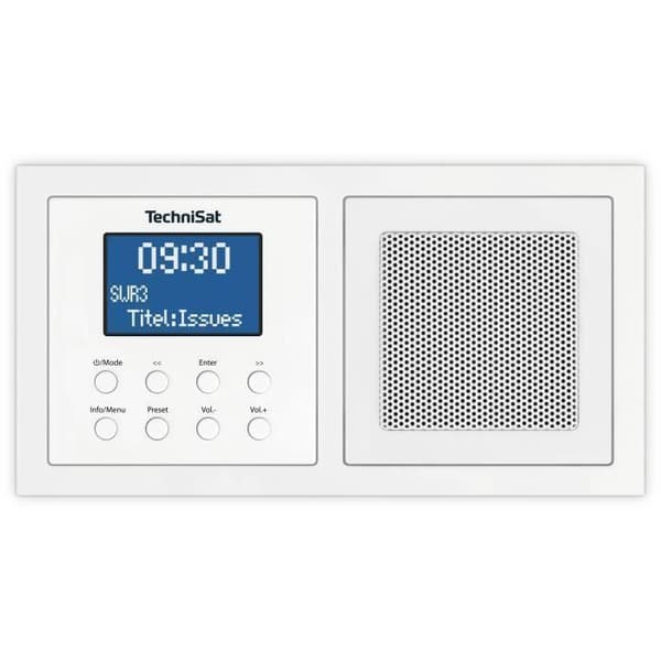 DAB-radio - TECHNISAT - DigitRadio Up 1 - Bluetooth - Vit Vit