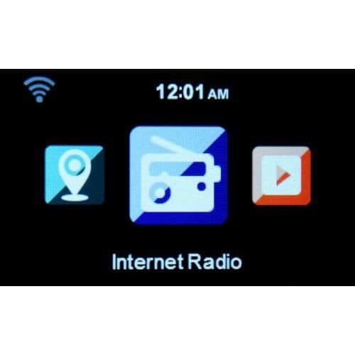 Internetradio - Sky Vision - DAB 70 IR - DAB+, FM - 30 W - 3,5 mm LCD-skärm
