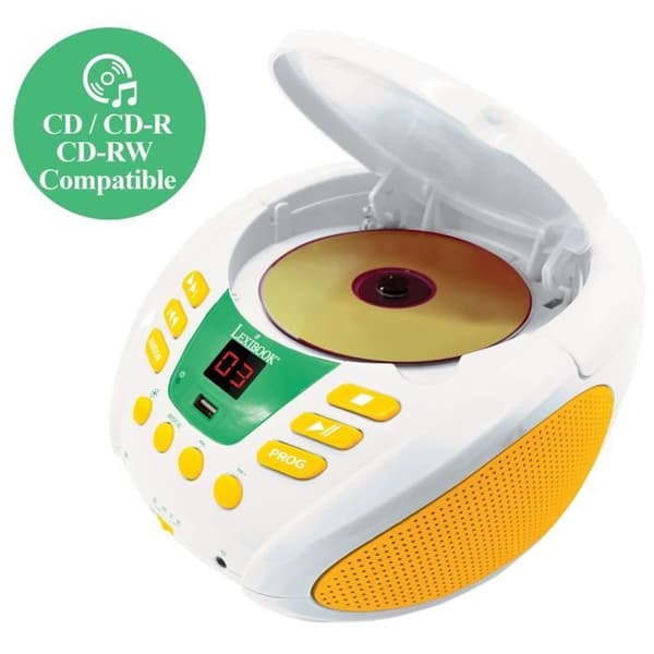 Bluetooth Animal CD-spelare med ljuseffekter och USB